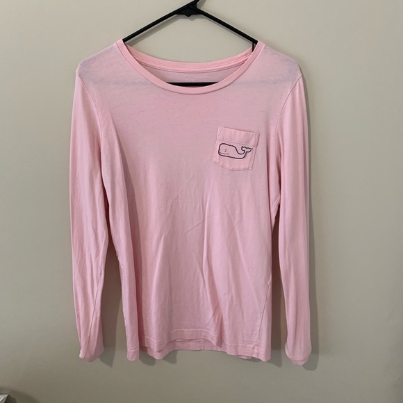 Light Pink Vineyard Vines Long Sleeve - Picture 1 of 3